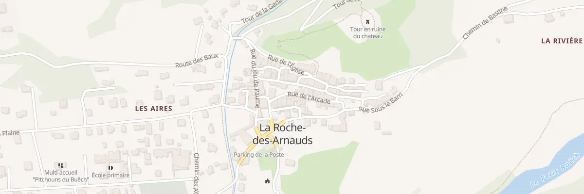 Plan du 5023 Le Village à La Roche-des-Arnauds
