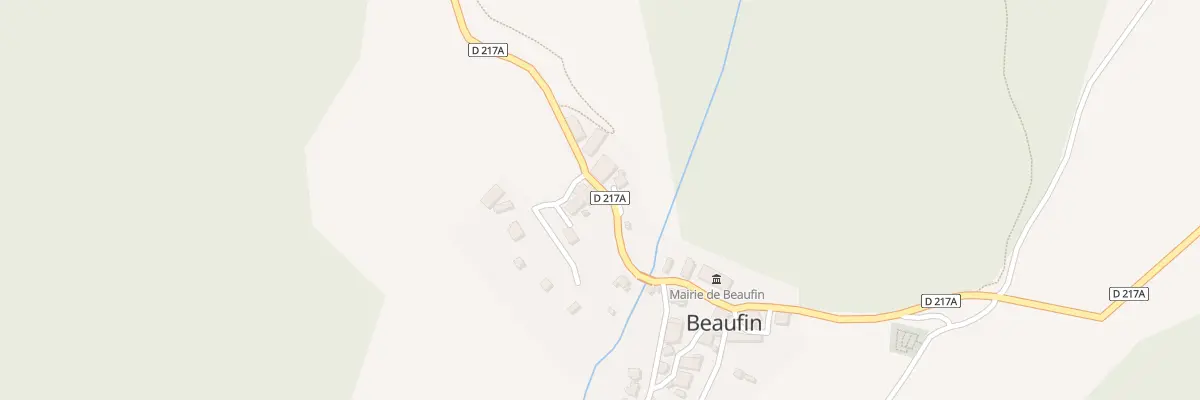 Plan du 105 Rte du Village à Beaufin