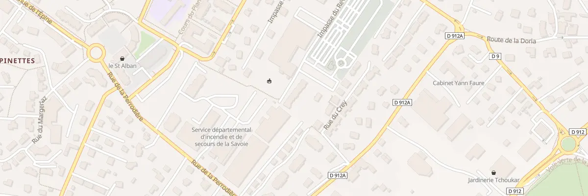 Plan du 233 Imp du Repos à Saint-Alban-Leysse
