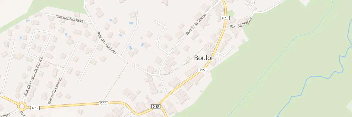 Plan du 9 Rue de la Marne à Boulot
