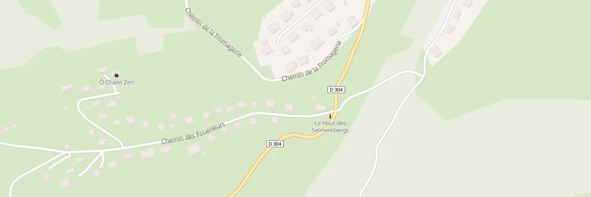 Plan du 74 Che des Fouéneurs à Lamoura