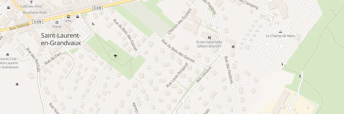 Plan du 1 Rue du Général de Gaulle à Saint-Laurent-en-Grandvaux