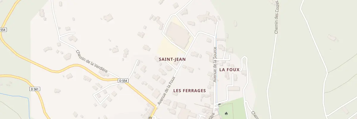 Plan du 1B Av de la Foux à Varages