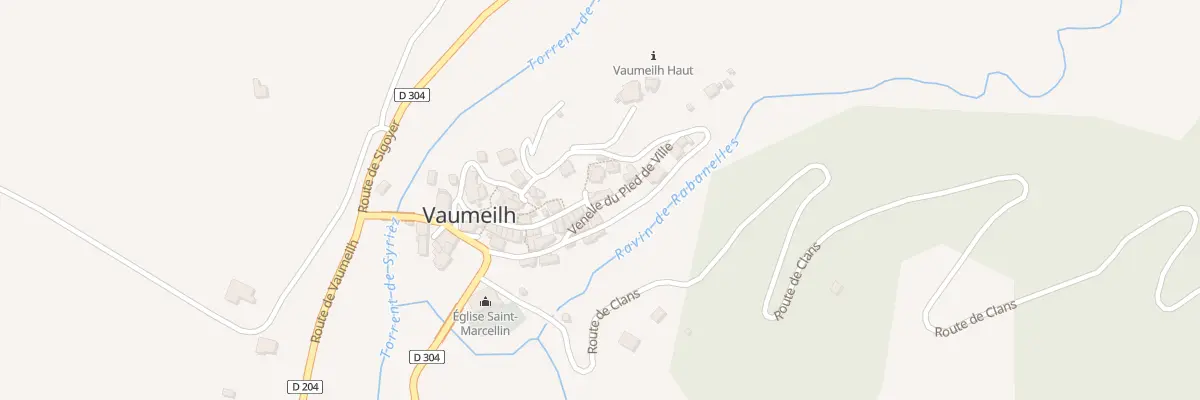 Plan du 53 Ven du Pied de Ville à Vaumeilh