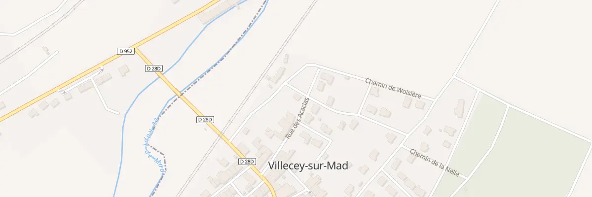 Plan du 82 Rue des Acacias à Villecey-sur-Mad