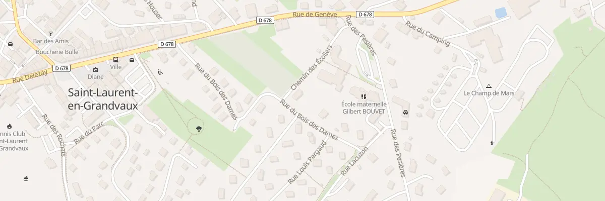 Plan du 11 Rue du Bois des Dames à Saint-Laurent-en-Grandvaux