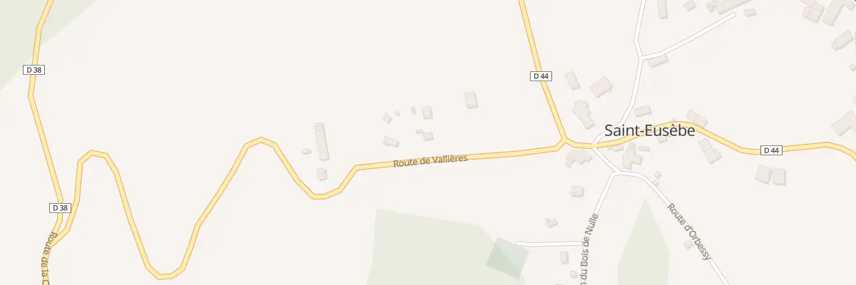 Plan du 190 Rte de Vallières à Saint-Eusèbe