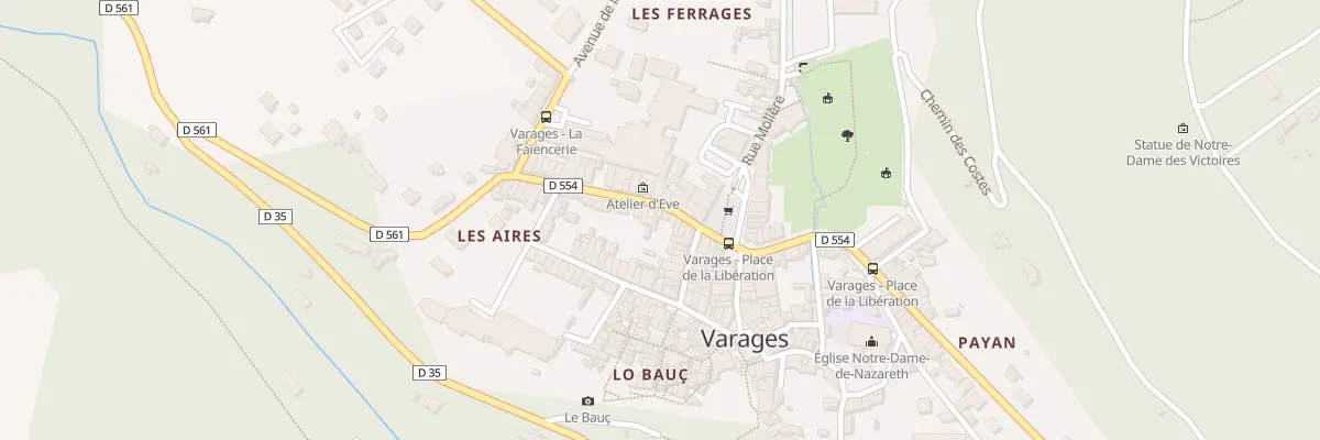 Plan du 9 Rue de la Paix à Varages