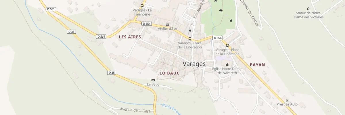 Plan du 15 Rue Victor Hugo à Varages