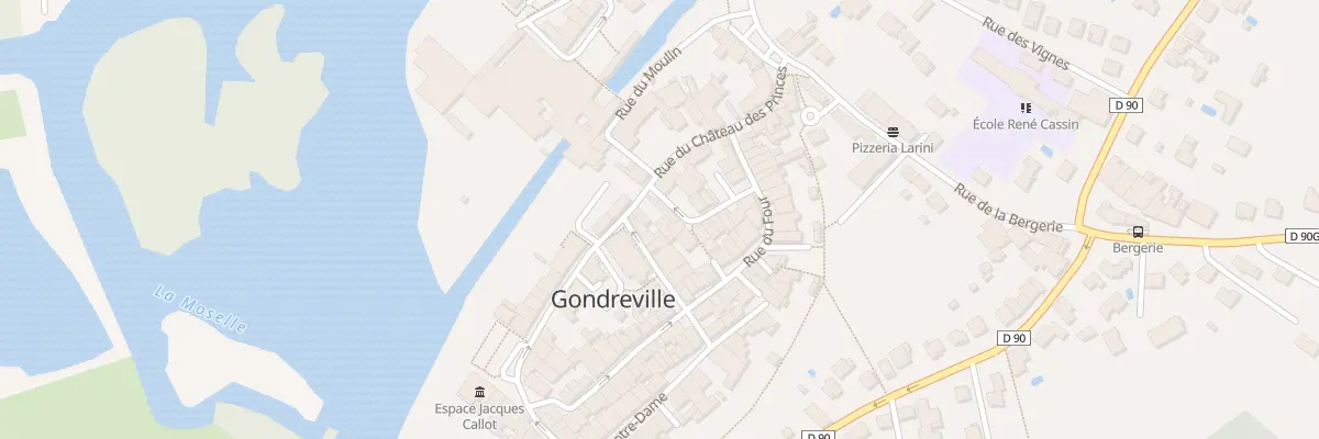 Plan du 39 Rue du Château des Princes à Gondreville