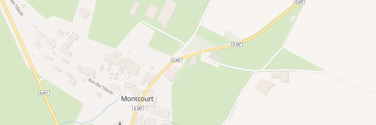 Plan du 16 Rue de la Grande Fontaine à Montcourt