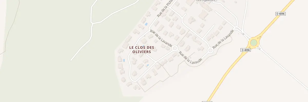 Plan du 74 Rue des Romarins à Peyruis