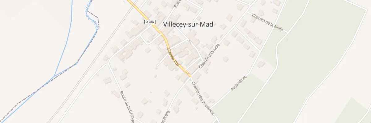 Plan du 5 Rue Derriere l’Eglise à Villecey-sur-Mad