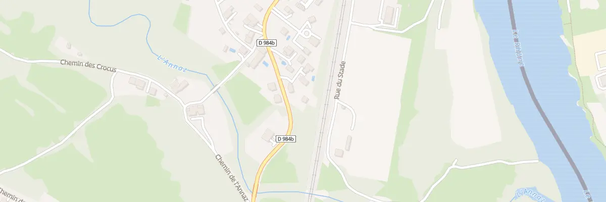 Plan du 1490 Rte de la Gare à Pougny