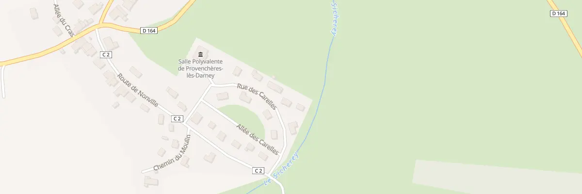 Plan du 193 Les Carelles à Provenchères-lès-Darney