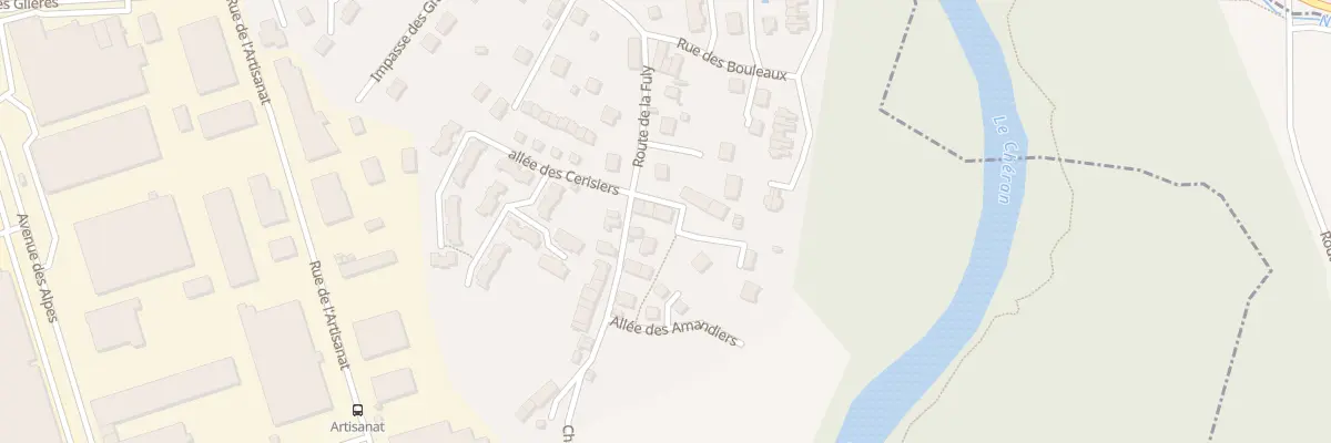 Plan du 6 Imp des Mûriers à Rumilly