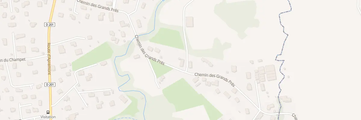 Plan du 433 Che des Grands Prés à Saint-Baldoph