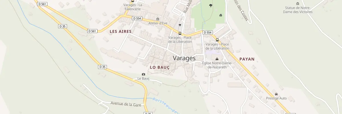 Plan du 7 Rue Victor Hugo à Varages