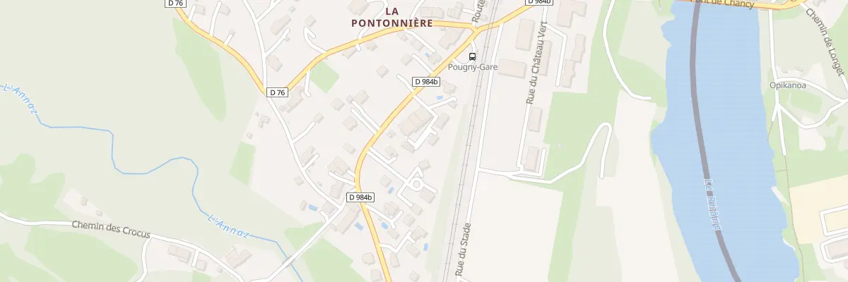 Plan du 1690 Rte de la Gare à Pougny