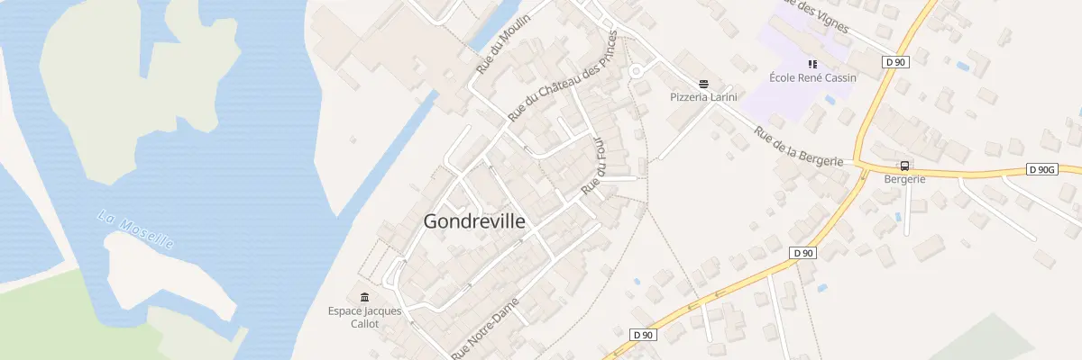 Plan du 6 Rue du Four à Gondreville