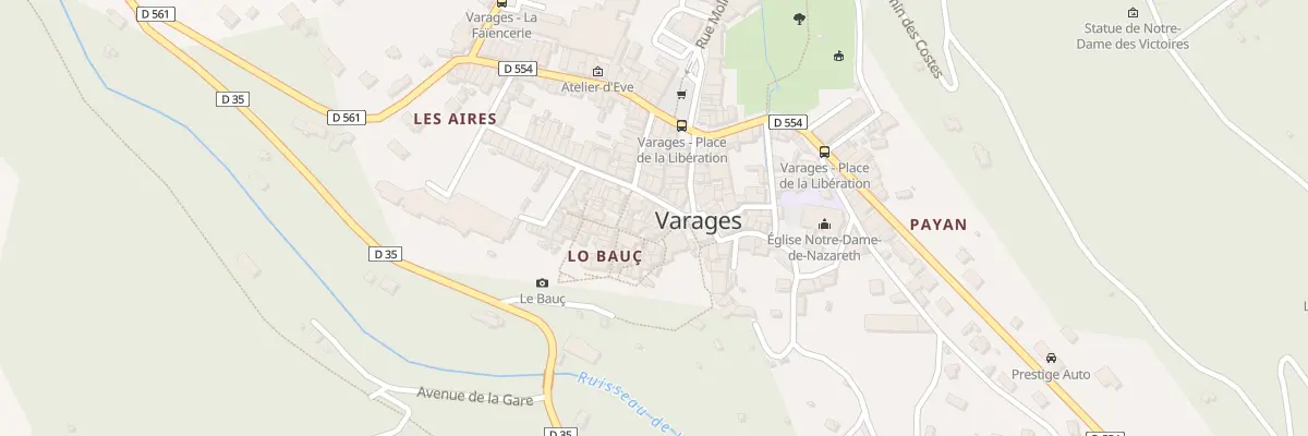 Plan du 5208 Rue Victor Hugo à Varages