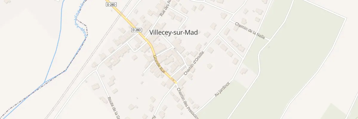 Plan du 3 Rue de la Paix à Villecey-sur-Mad