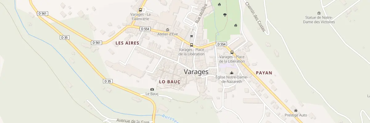 Plan du 6 Rue Victor Hugo à Varages