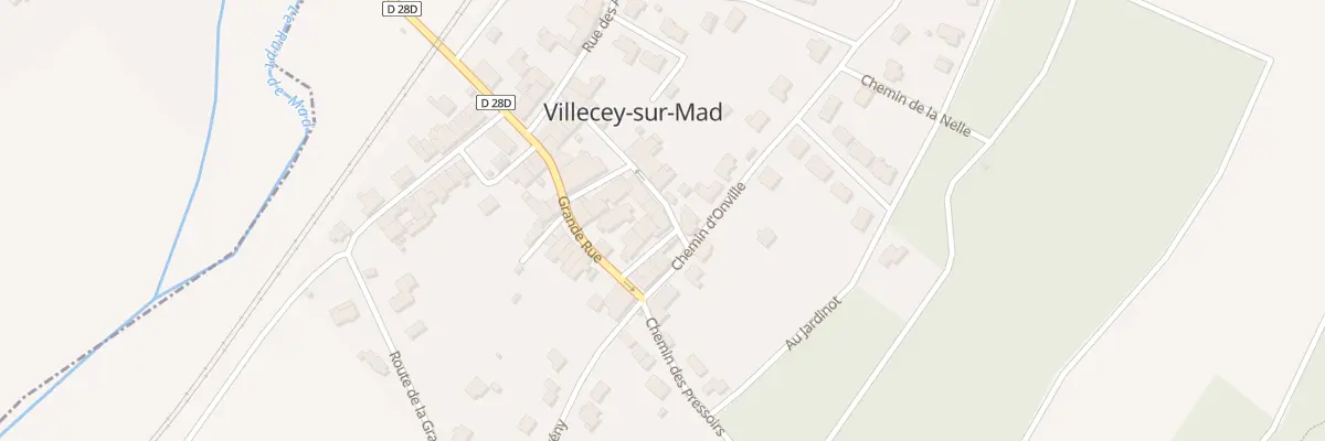 Plan du 2 Rue de la Paix à Villecey-sur-Mad