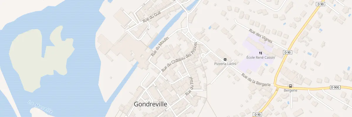 Plan du 72 Rue du Château des Princes à Gondreville