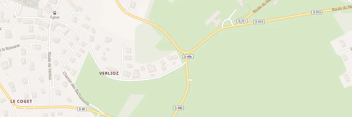 Plan du 425 Che des Moliers à Trévignin