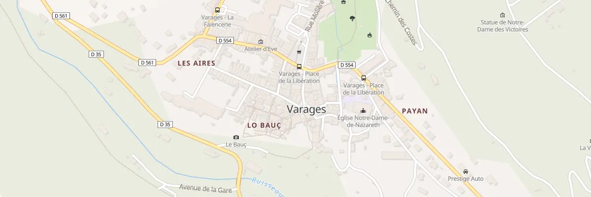 Plan du 2 Rue Victor Hugo à Varages