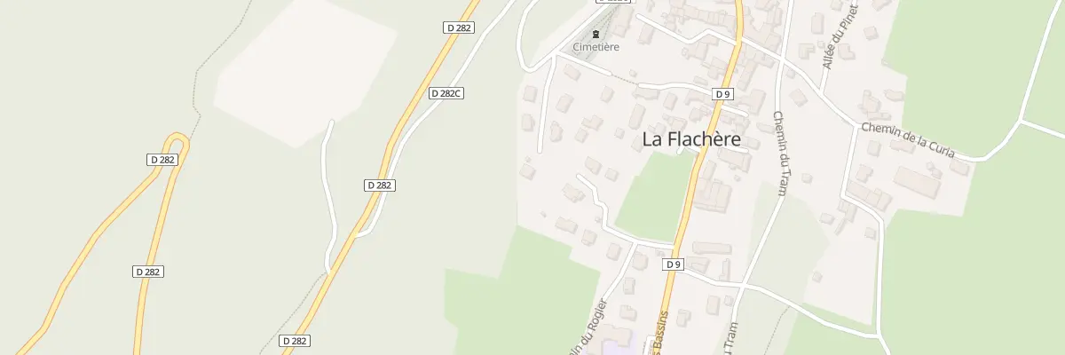 Plan du 96 Lot la Combelle Haut à La Flachère