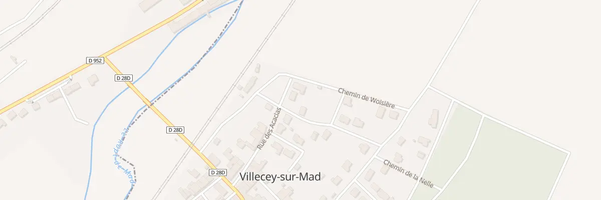 Plan du 10 Rue des Acacias à Villecey-sur-Mad