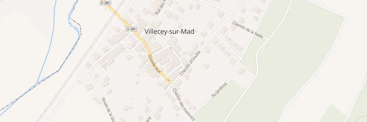 Plan du 1 Rue de la Paix à Villecey-sur-Mad