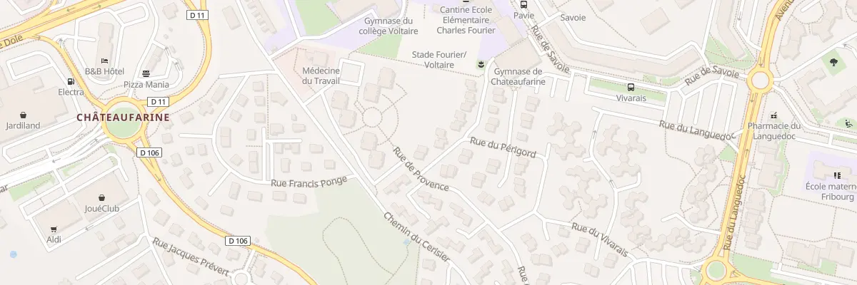 Plan du 40 Rue du Périgord à Besançon