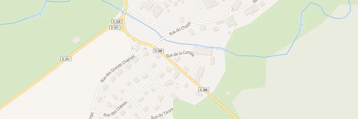 Plan du 2 Rue de la Combe à Chapois