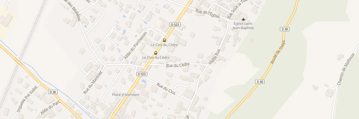 Plan du 83 Rue du Cedre à Tencin