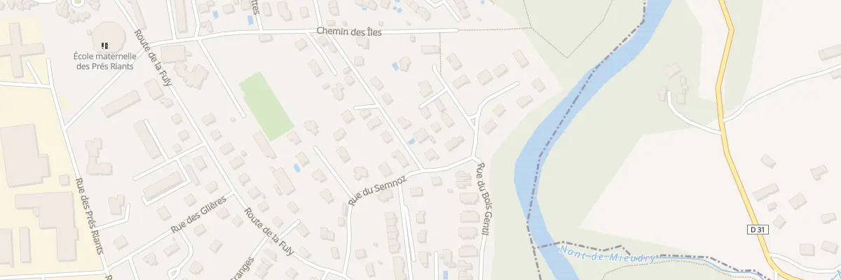 Plan du 11 Rue du Semnoz à Rumilly