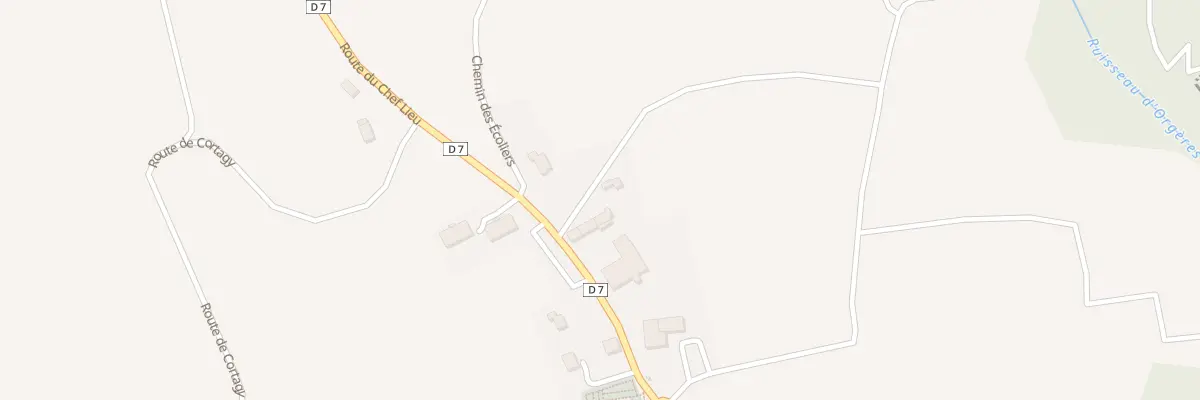 Plan du 156 Rte du Chef Lieu à Savigny