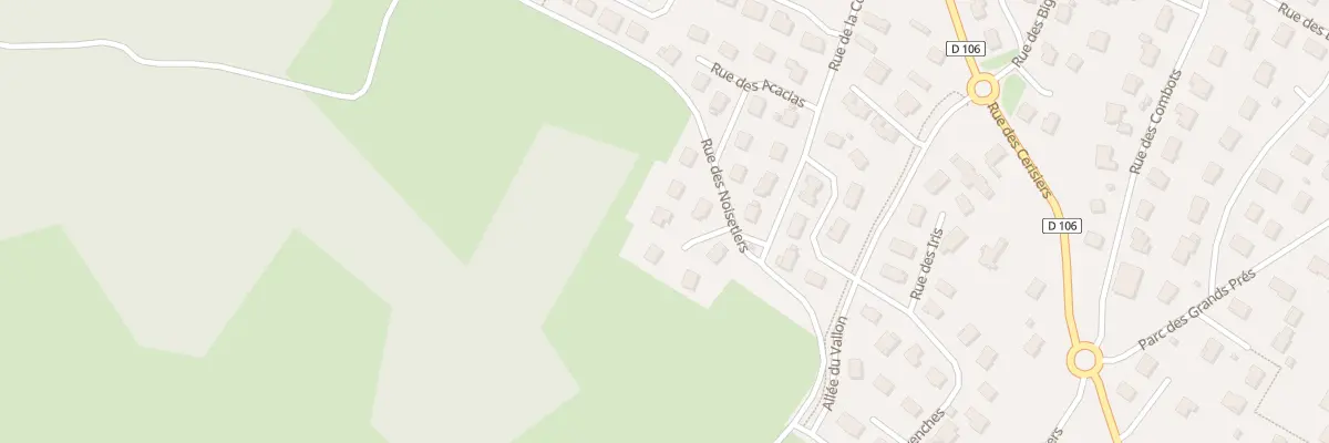 Plan du 7 Rue des Noisetiers à Avanne-Aveney