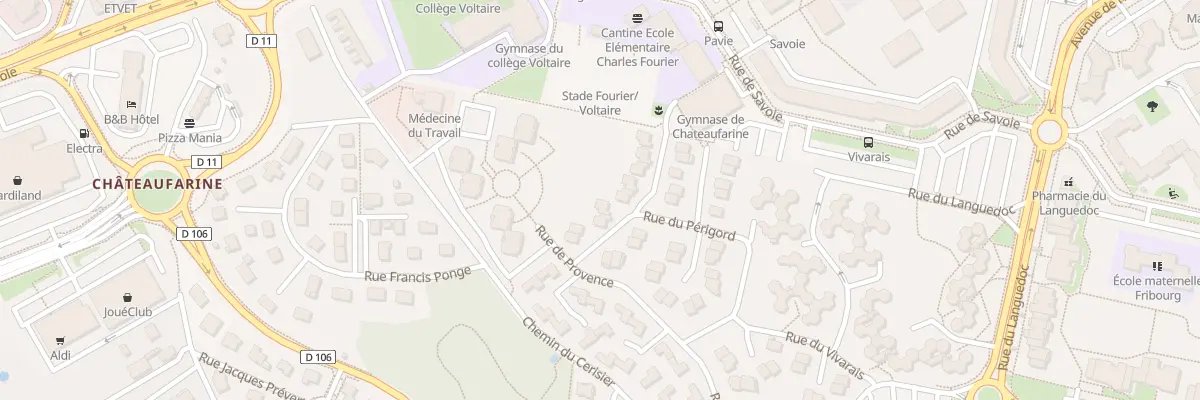 Plan du 38 Rue du Périgord à Besançon