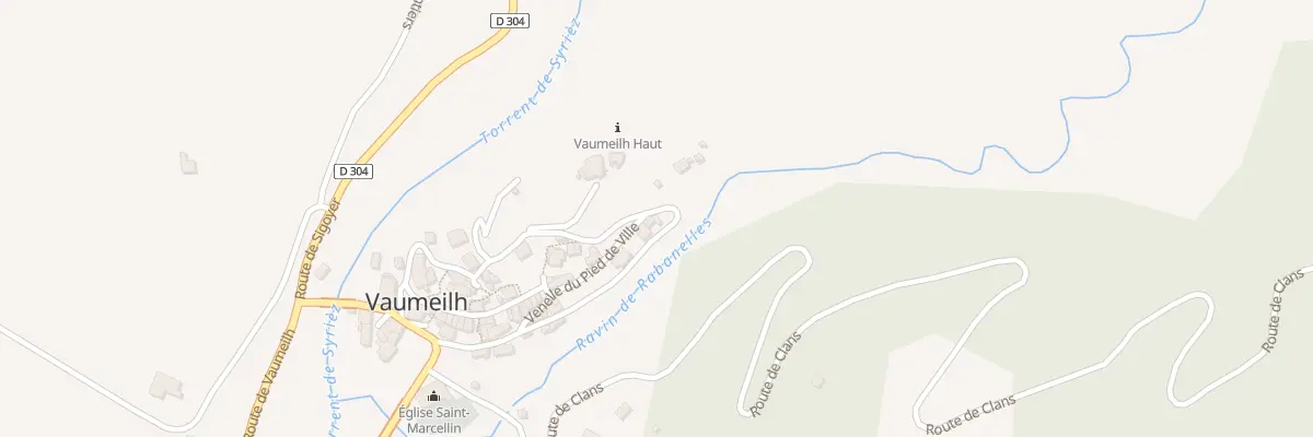 Plan du 211 Rue des Jardins à Vaumeilh