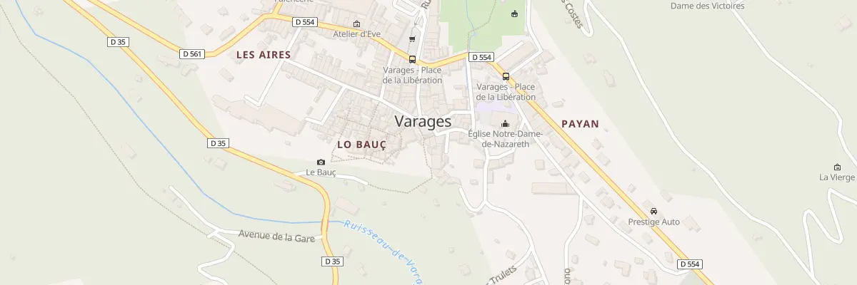 Plan du 7 Pl Denans à Varages