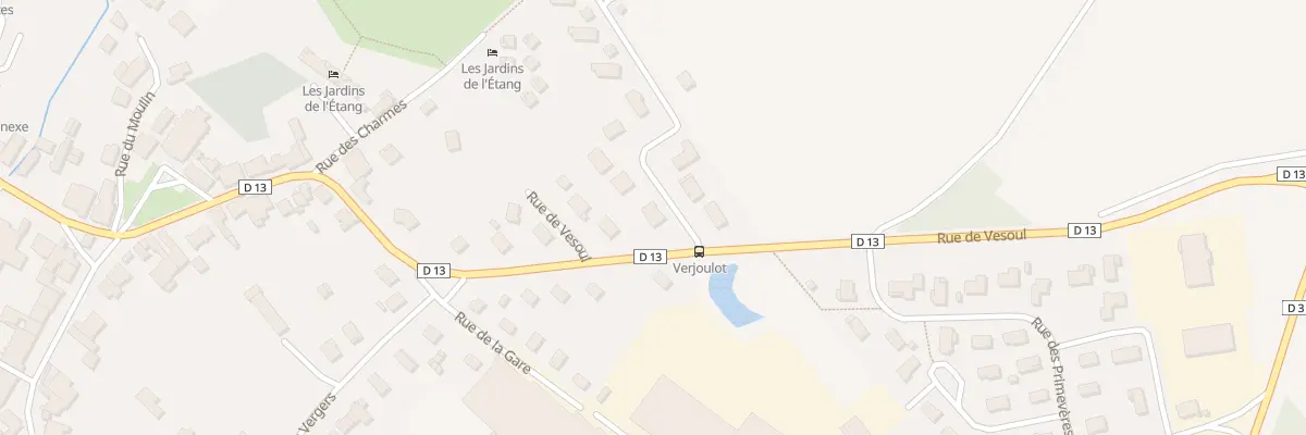 Plan du 1 Rue du Verjoulot à Noidans-le-Ferroux