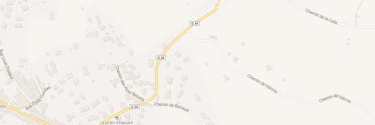 Plan du 412B Rte de Barjols à Bras