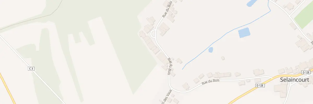 Plan du 16 Rue du Bois à Selaincourt