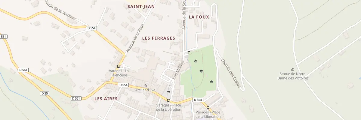 Plan du 9A Rue Molière à Varages