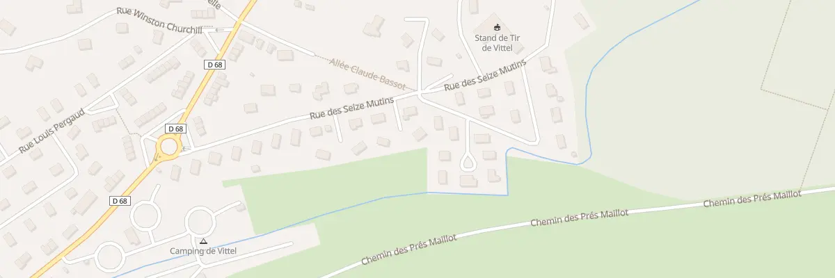 Plan du 39 All du Réveillon à Vittel
