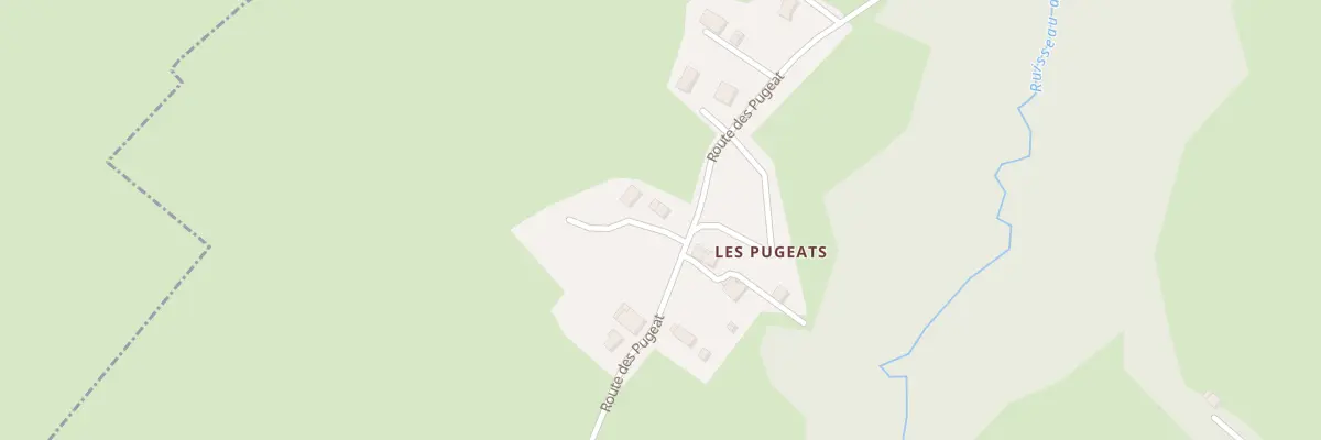 Plan du 743 Rte des Pugeats à Trévignin