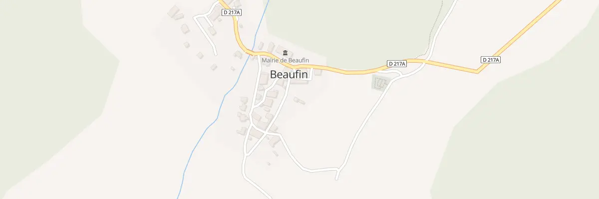 Plan du 25 Che du Champ du Cros à Beaufin